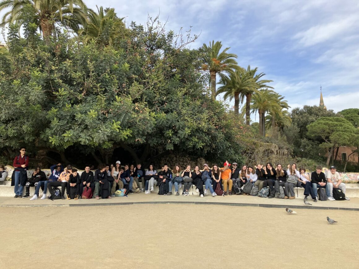 La classe de 2nde5 à Barcelone