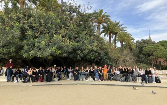 La classe de 2nde5 à Barcelone