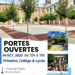 Journée portes ouvertes le 14 octobre !