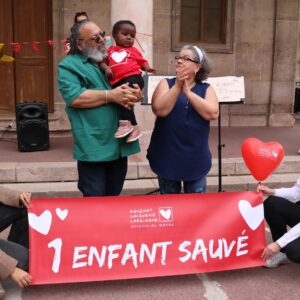 Remise du chèque Mécénat Chirurgie Cardiaque