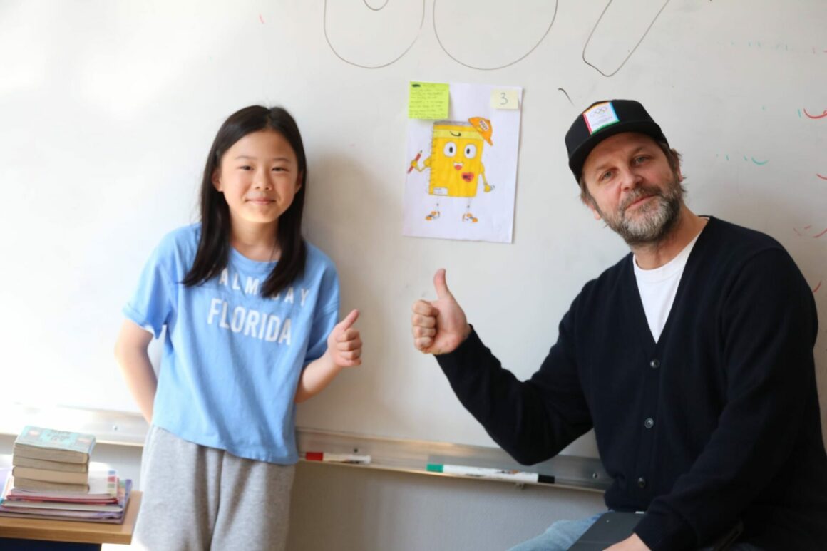 La mascotte de l’école