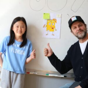 La mascotte de l’école