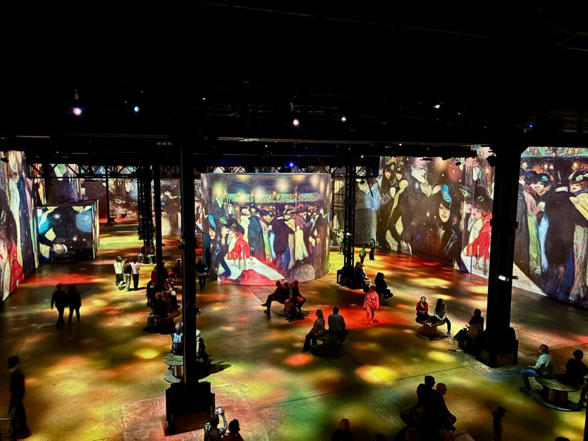Les élèves de 4e1 à l’atelier des lumières