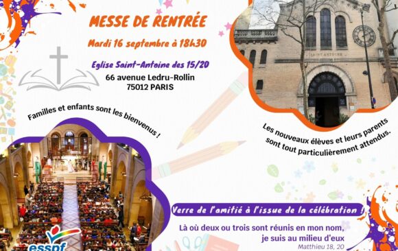 Messe de rentrée du 16 septembre