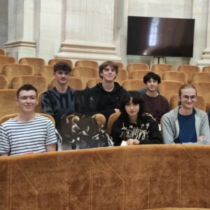 Les Terminales NSI à l’Institut de France pour une conférence sur la cryptographie