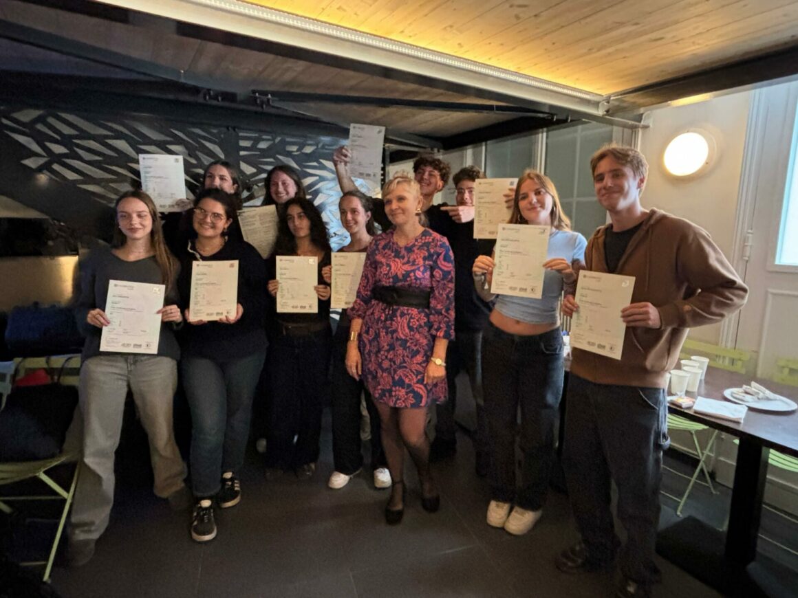 Remise de certificats Cambridge