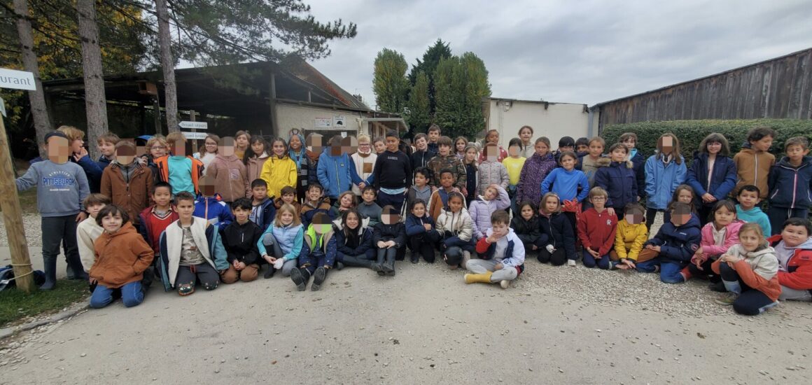 Les CM1 en classe verte à Chevillon