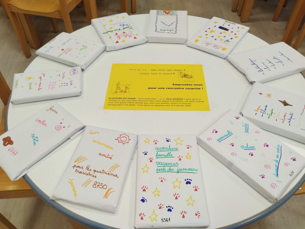 Club lecture au CDI : le livre surprise de noël