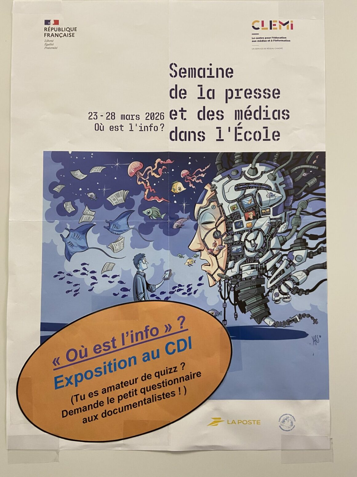 Semaine de la Presse et des Médias dans l&rsquo;Ecole