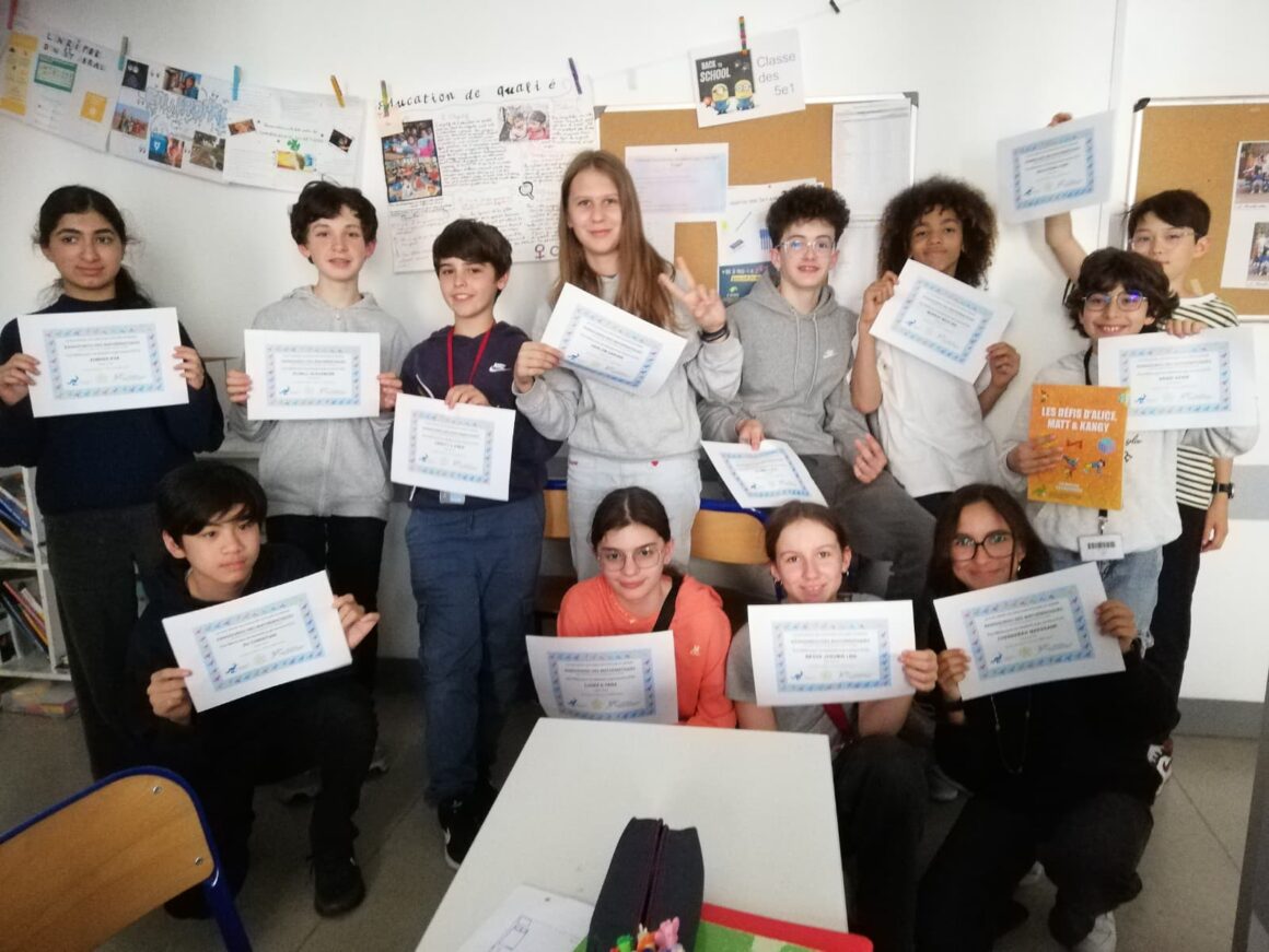 Concours Kangourou ESSPF 4 Remise de prix du concours Kangourou